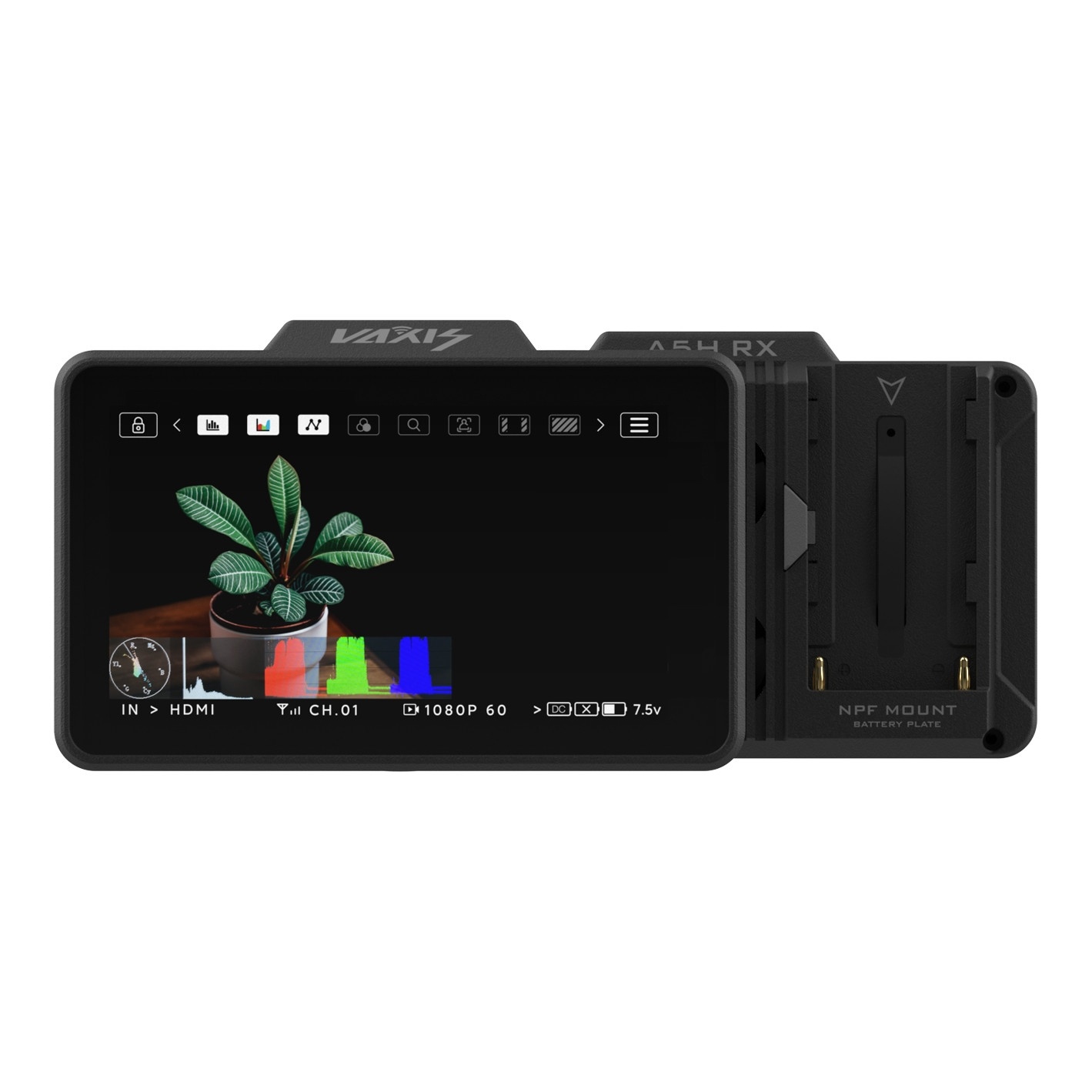 Vaxis Atom A5H 5.5" HDMI 1080P Wireless Monitors (TX & RX Kit)