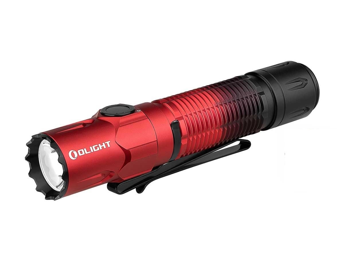 Olight Warrior 3 2,300 Lumen Rechargeable Tactical LED Flashlight (Ltd. Edition Scarlet Gradient)
