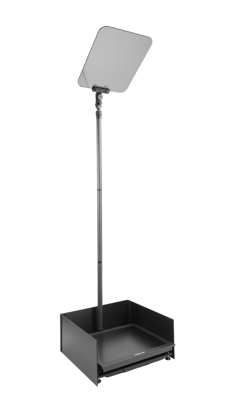 Prompter People - Single Presidential Carbon Fibre Teleprompter with Flight Case (Standard, 24")