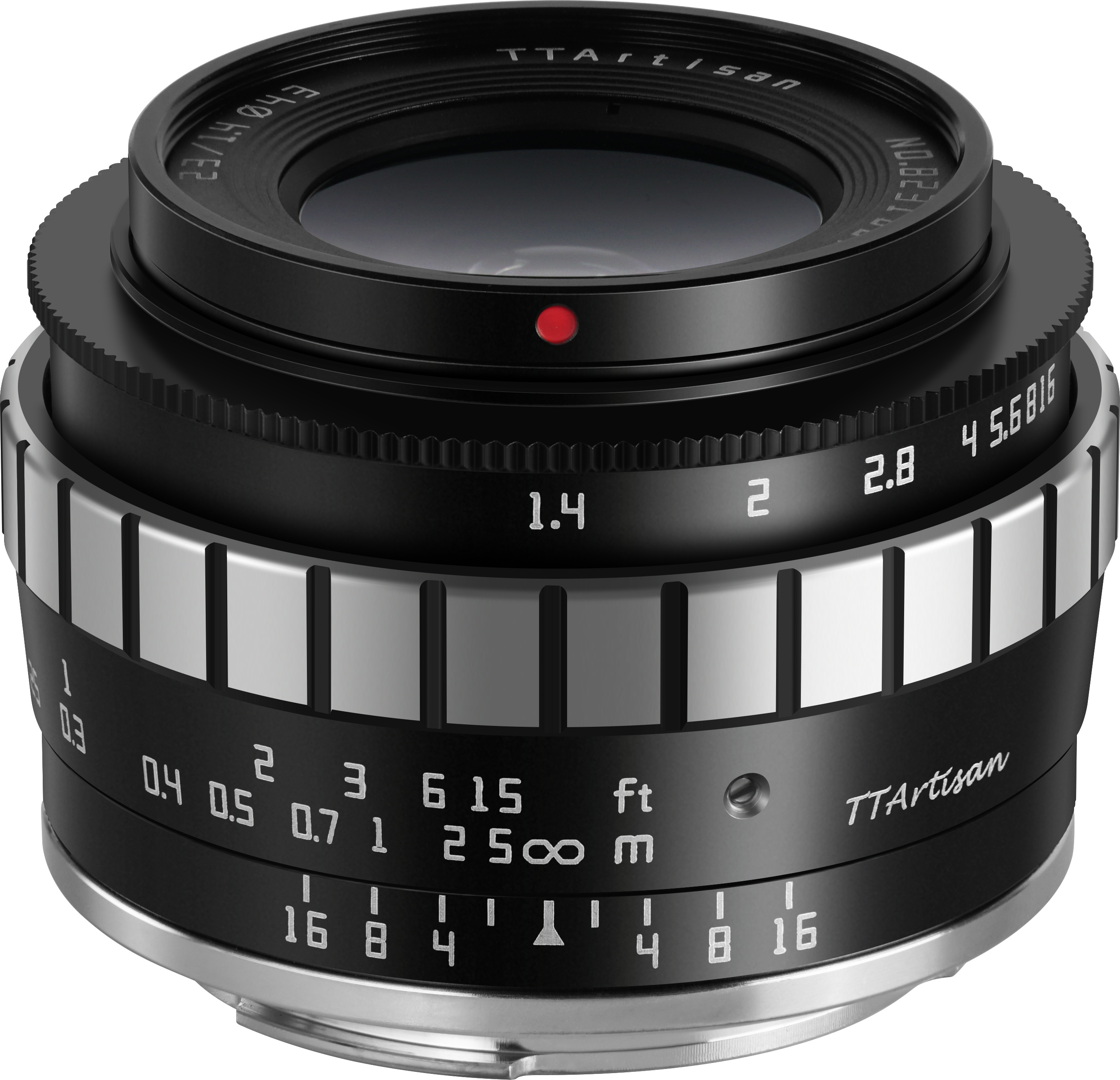 TTArtisan 23mm f/1.4 APS-C Lens for Micro Four Thirds (Black & Silver)