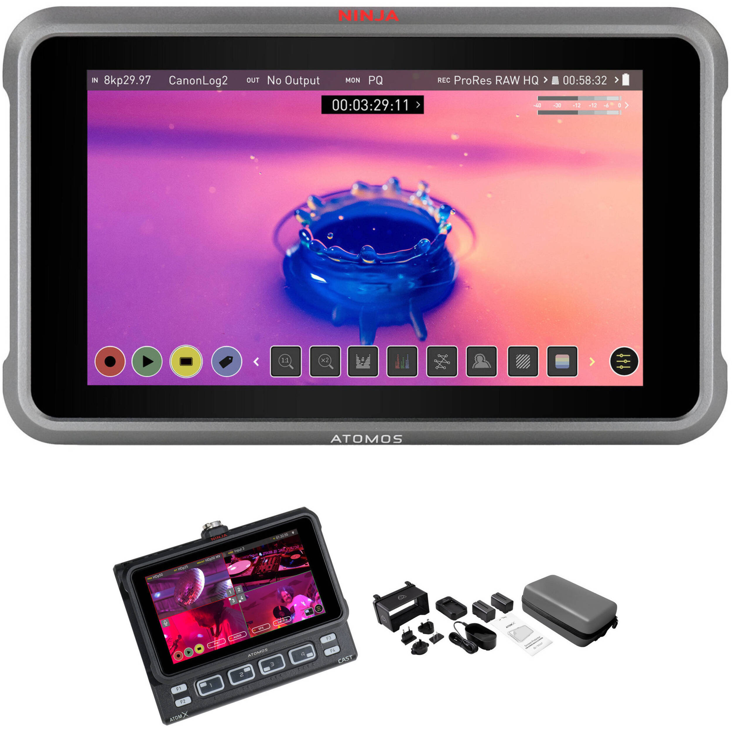 Atomos Ninja V+ Switch & Stream Kit (Ninja V+ & AtomX CAST)
