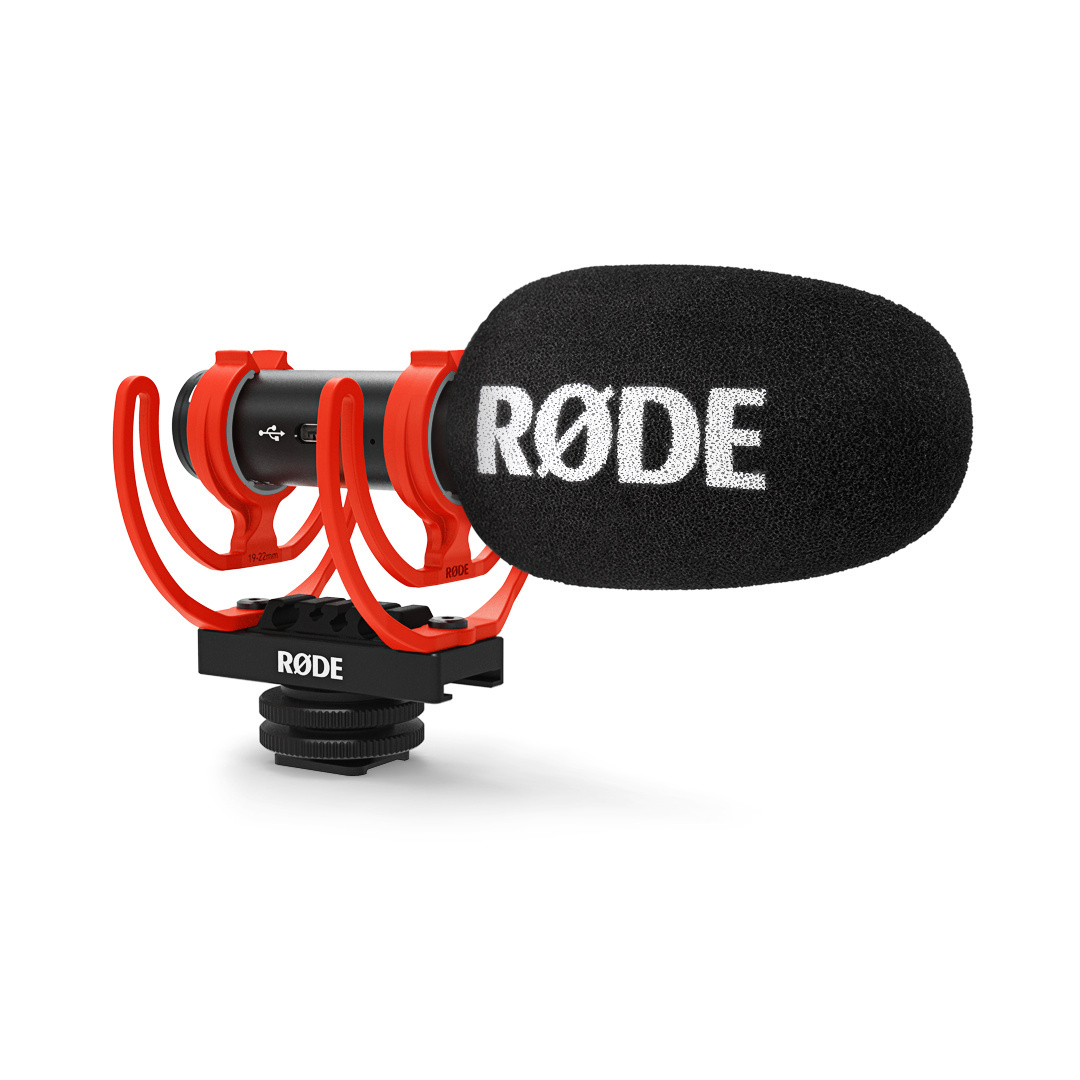 Rode VideoMic GO II 2 Ultracompact Analog/USB Camera-Mount Shotgun