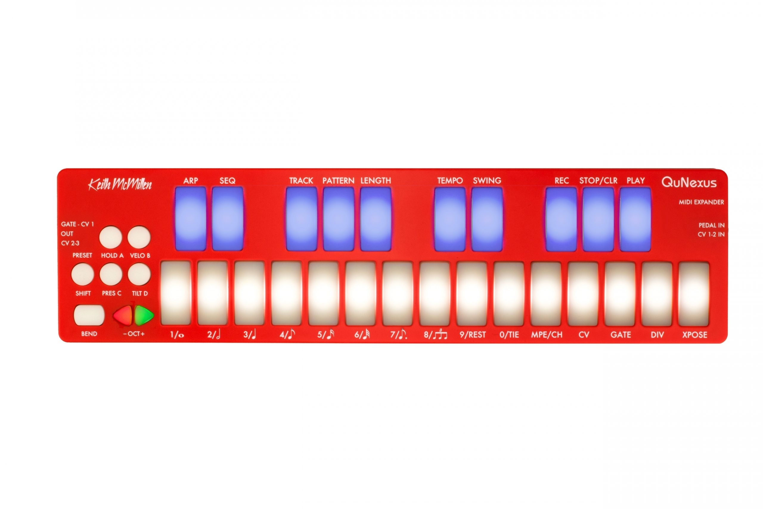 Keith McMillen Instruments QuNexus MPE MIDI-CV Mini Keyboard Controller