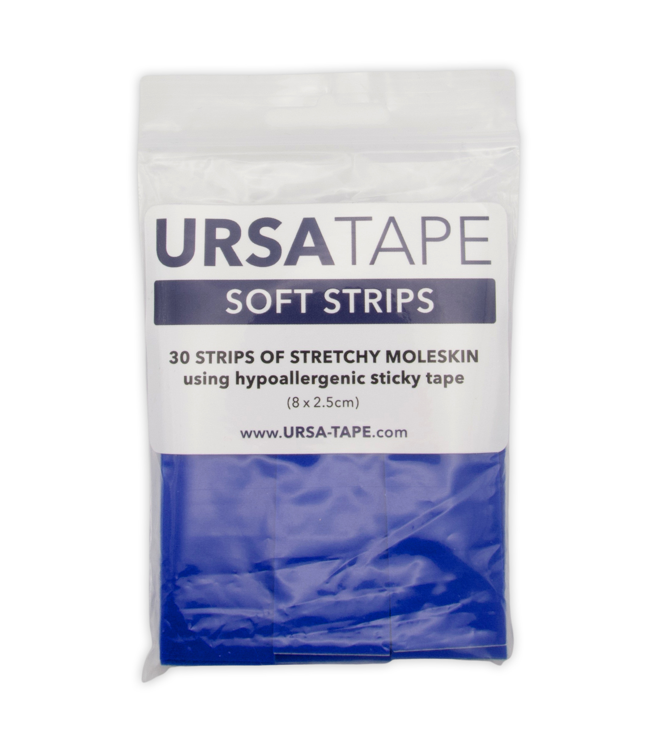 Ursa Tape - Blue Chroma Key Small Soft Strips (30 Strips, 8cm x 2.5cm)