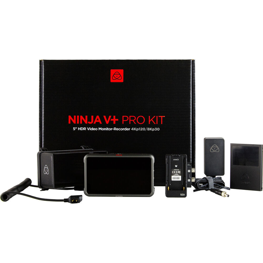 Atomos Ninja V+ 5" 8K HDMI/SDI Monitor/Recorder Pro Kit