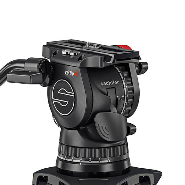 Sachtler aktiv10 Sideload Fluid Head with SpeedLevel and SpeedSwap Technology