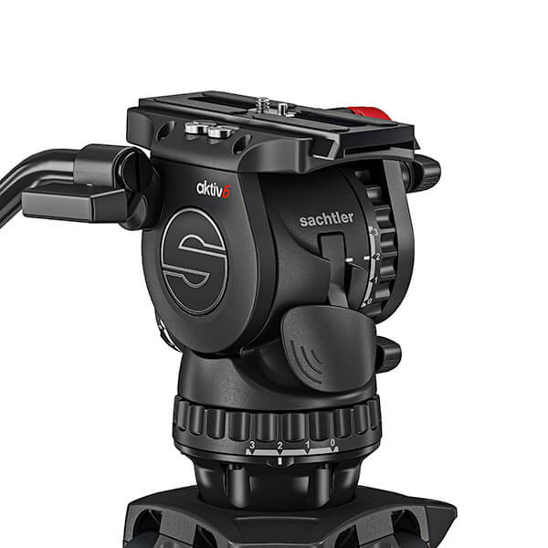 Sachtler aktiv6 Sideload Fluid Head with SpeedLevel & 3-Step Drag (75mm)