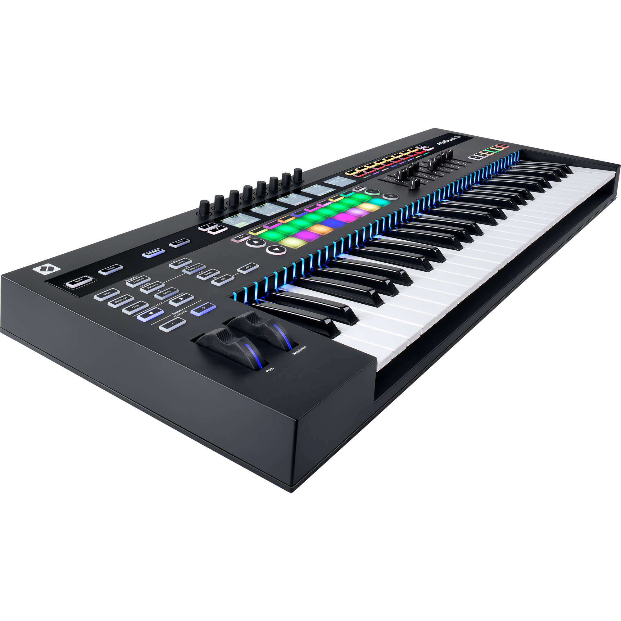 Novation 49SL MkIII MIDI and CV Keyboard Controller with Sequencer (49-Note Keyboard)