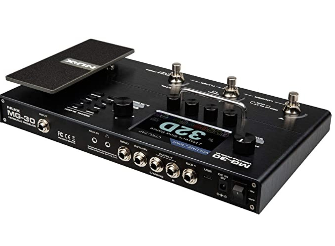 Nux MG30 Versatile Amp Modeler Multi-Effects Pedal | NZ