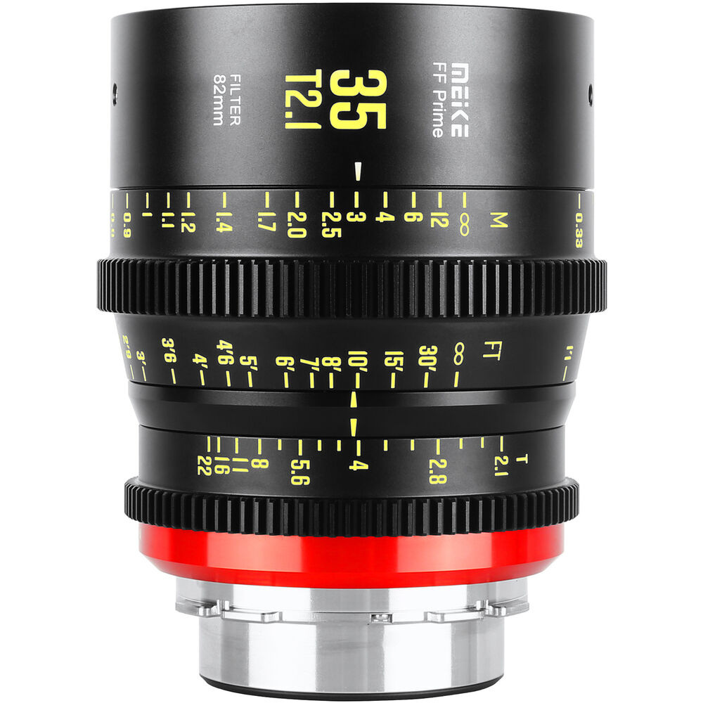 Meike 35mm T2.1 Full-Frame Prime Cine Lens (PL-Mount, Feet/Meters)