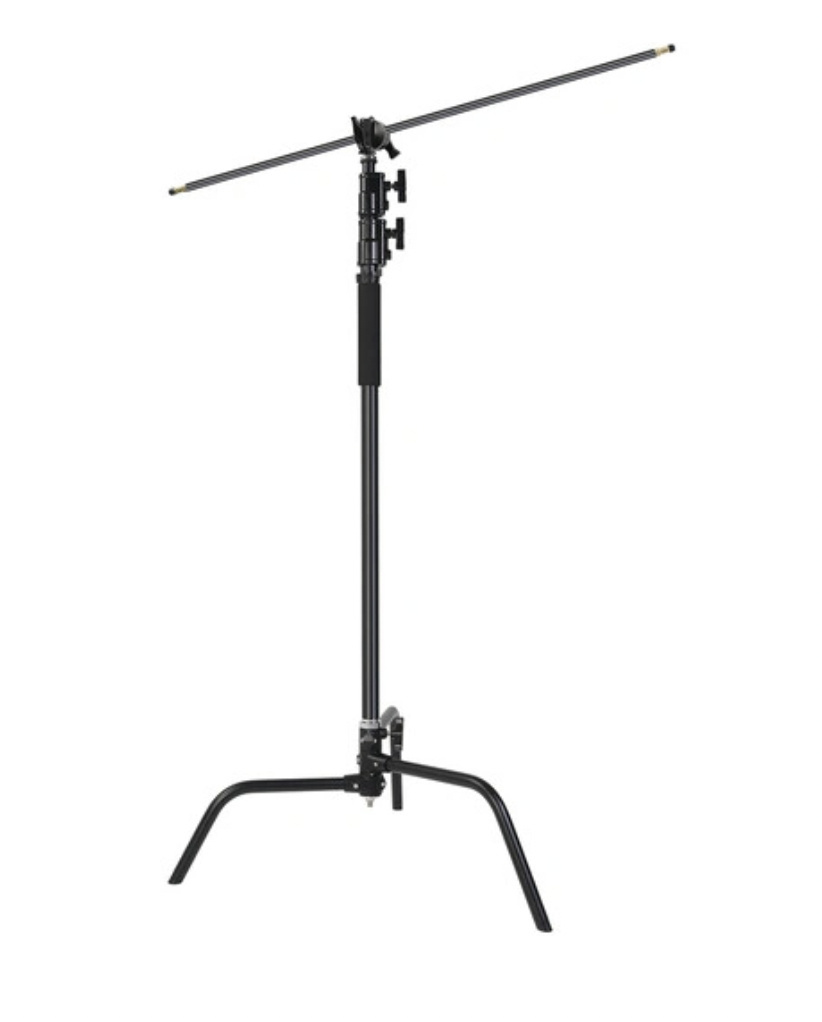 GVM C320 Turtle-Base C-Stand & Grip Arm Kit (10.5' Black)