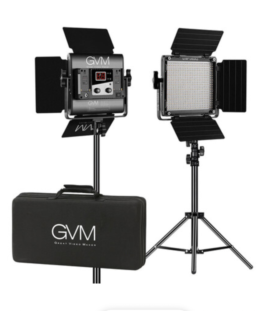 GVM 560AS Bi-Colour LED 2-Panel Kit with Softbox