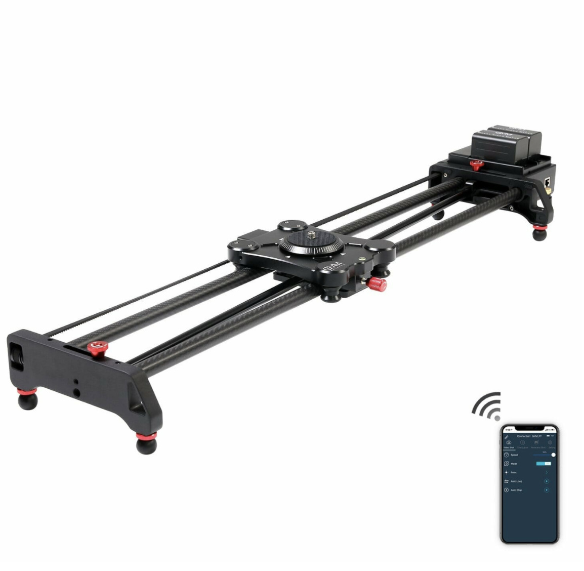 GVM-1.5D-120 Wireless Video Carbon Fibre Motor Camera Slider