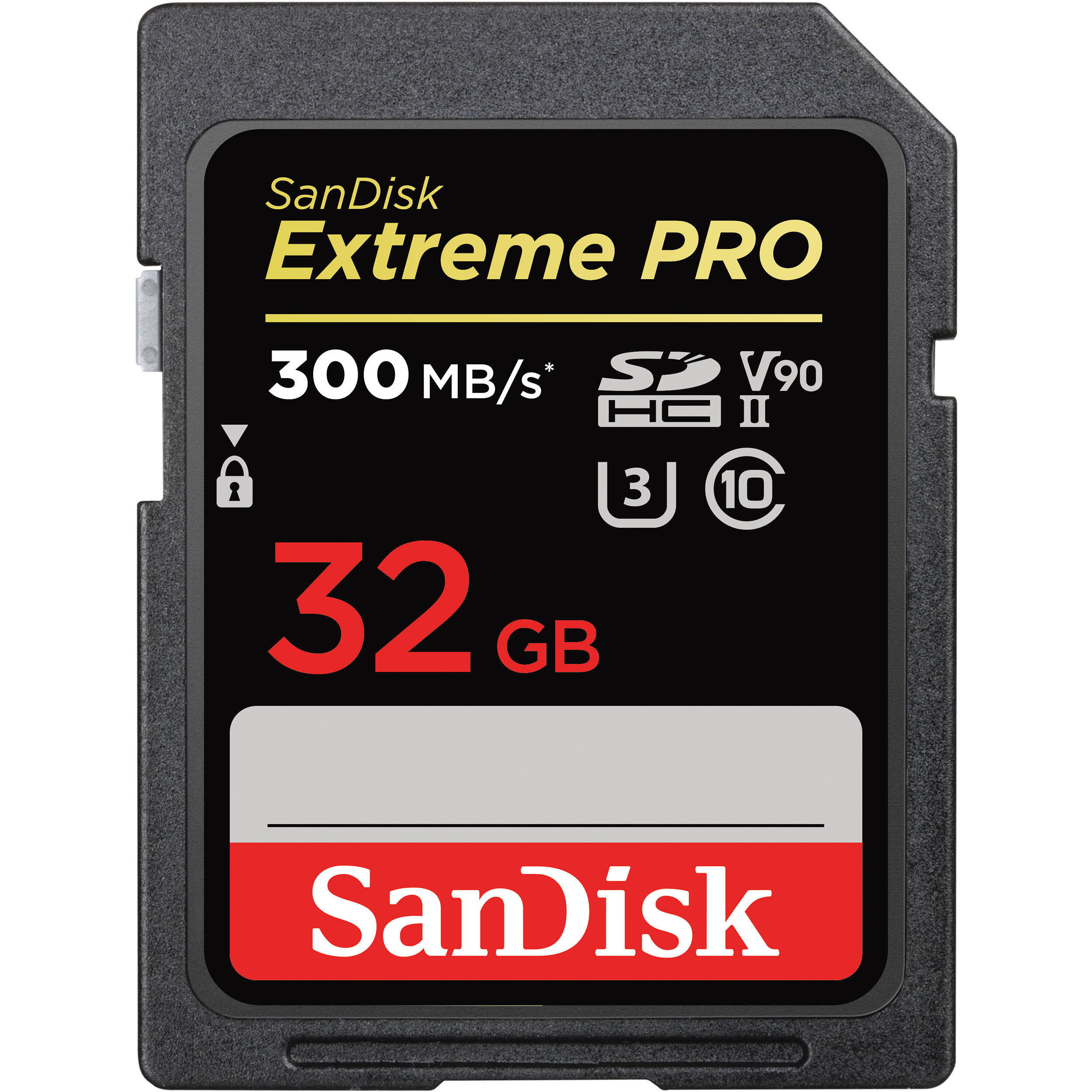 SanDisk 32GB Extreme PRO SDHC UHS-II Memory Card (3-Pack)