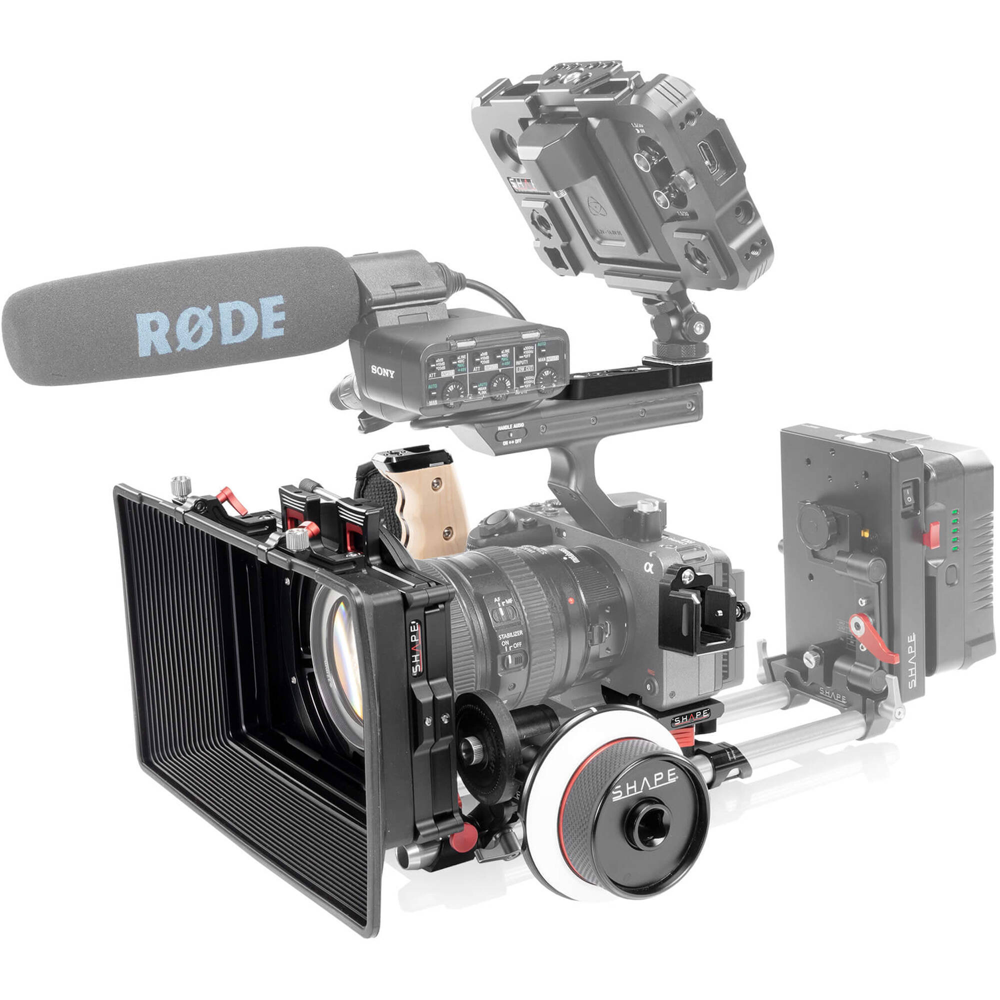 Cinema Rig Sony A7iii Music Video SHAPE Matte Box And Follow Focus