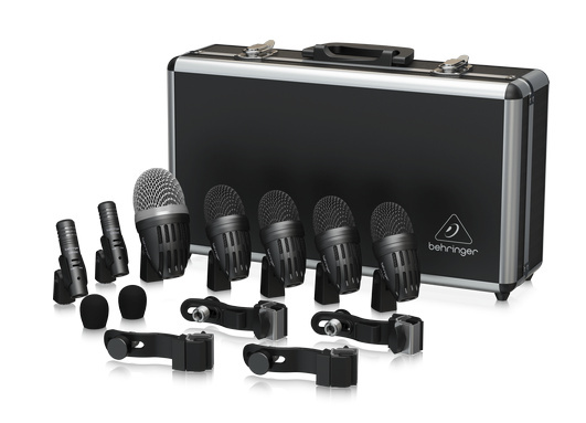 Behringer BC1500 Premium 7-Piece Drum Microphone Set for Studio and Live Applications