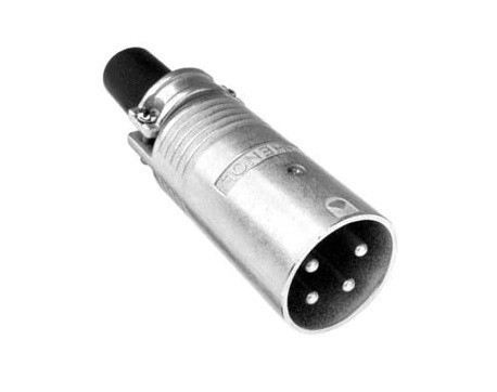 Amphenol EP Series Cable Connector (8 Pole, 12 Pin, Silver)