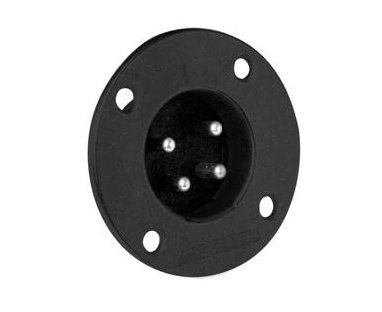 Amphenol EP Series Chassis Connector (8 Pole, 14 Pin, Black)