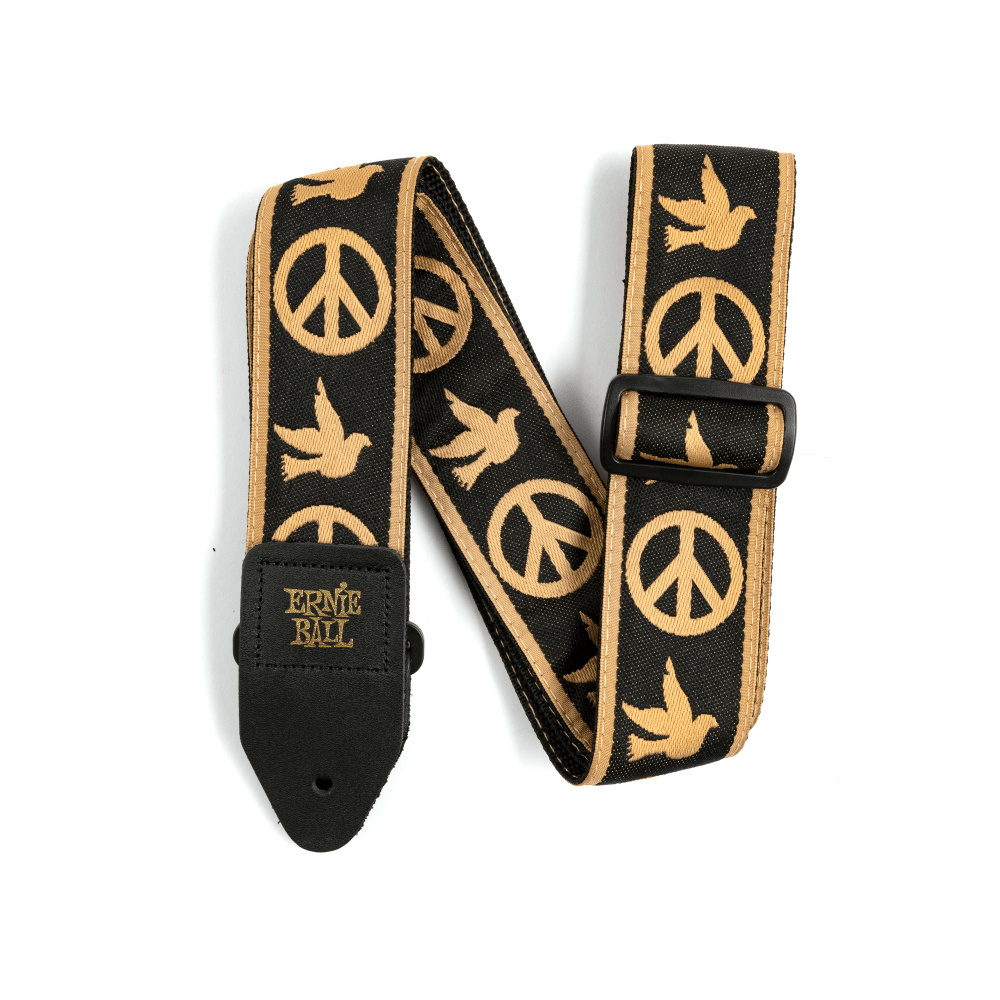 Ernie Ball Jacquard Guitar Strap - Peace Love Dove