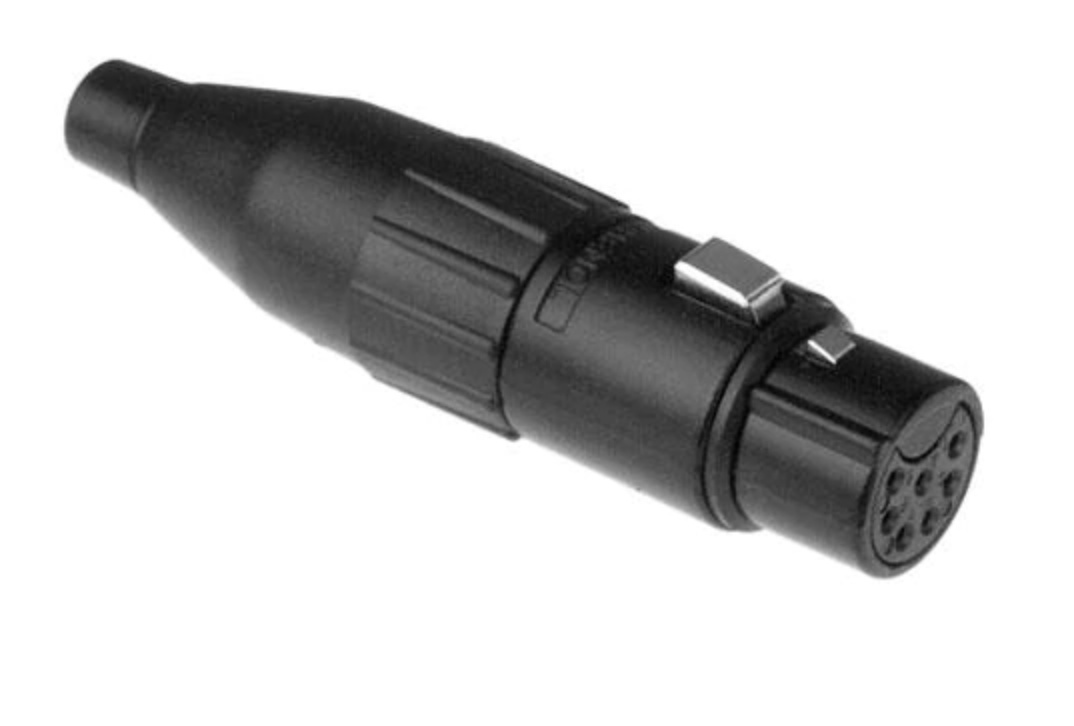 Amphenol AC Series XLR Cable Connector (5 Pin, Female, Black)