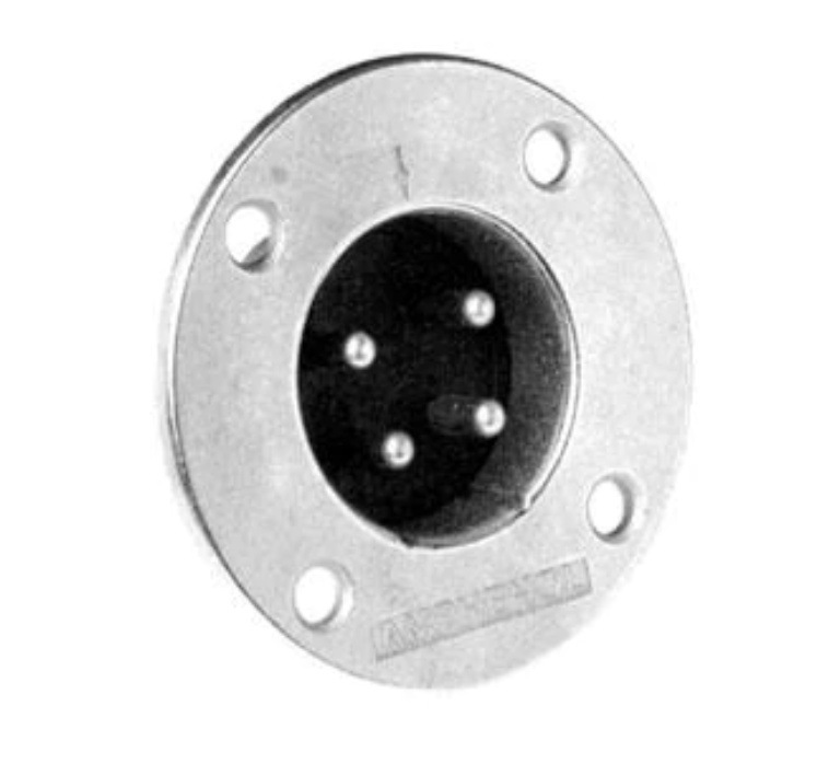 Amphenol EP Series Chassis Connector (4 Pole, 14 Pin, Silver)