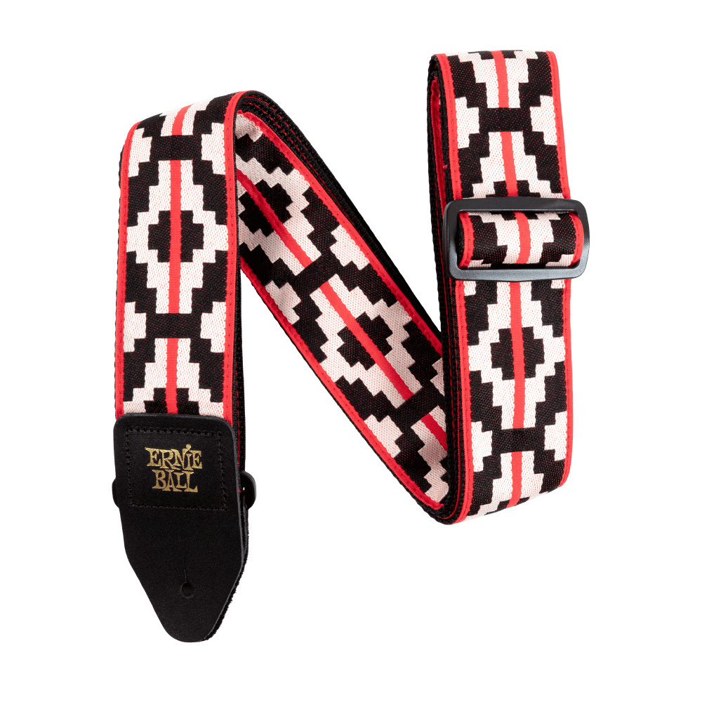 Ernie Ball Jacquard Guitar Strap - Ristra Red