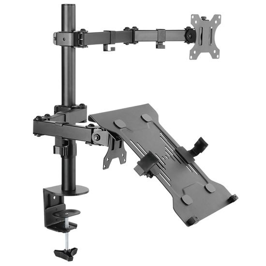 Brateck Universal Adjustable Laptop & Monitor Holder Desk Stand