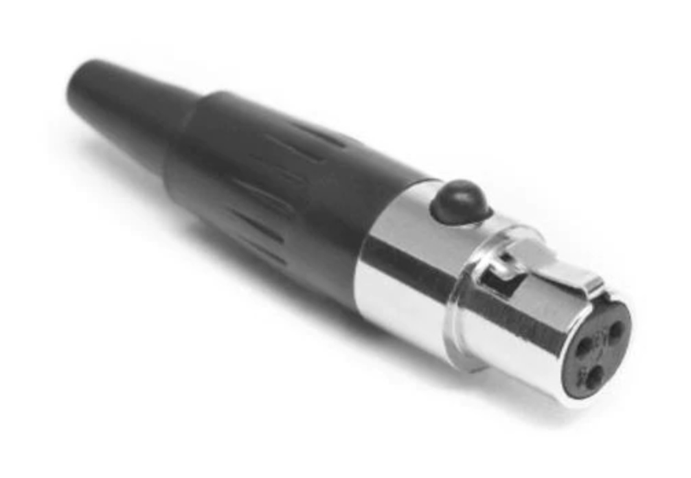 Amphenol G Series Mini XLR Cable Connector (Male, 3 Pin)