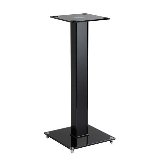 Brateck 60cm Aluminium/Glass Floor Standing Book Shelf Speaker Stand (Pair)