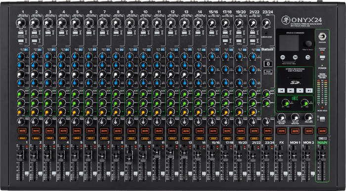 Mackie ONYX24 Premium Analog Mixer with Multitrack USB