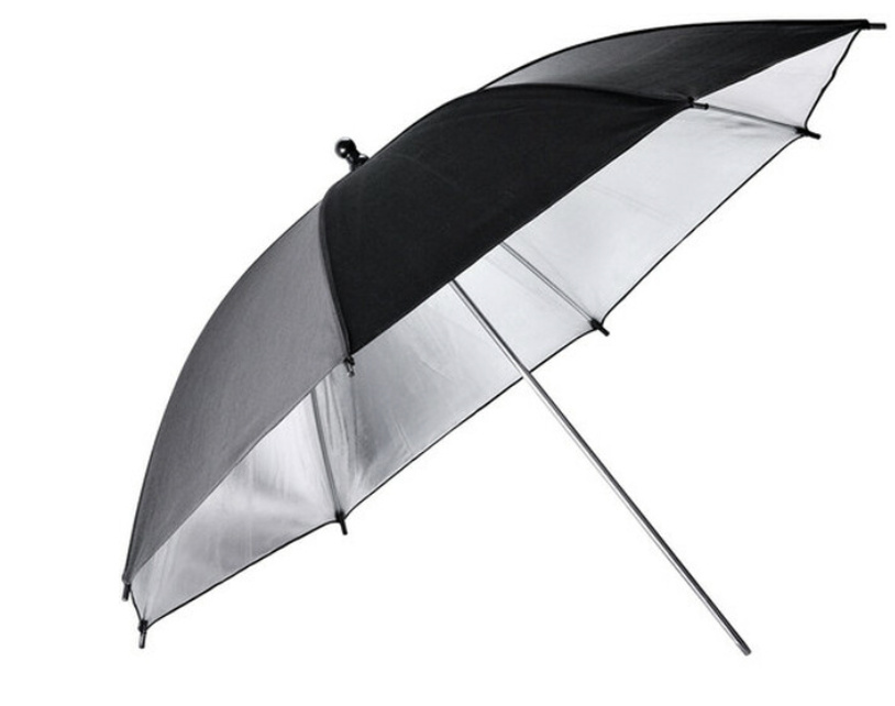Godox Reflector Umbrella (84cm, Black/Silver)