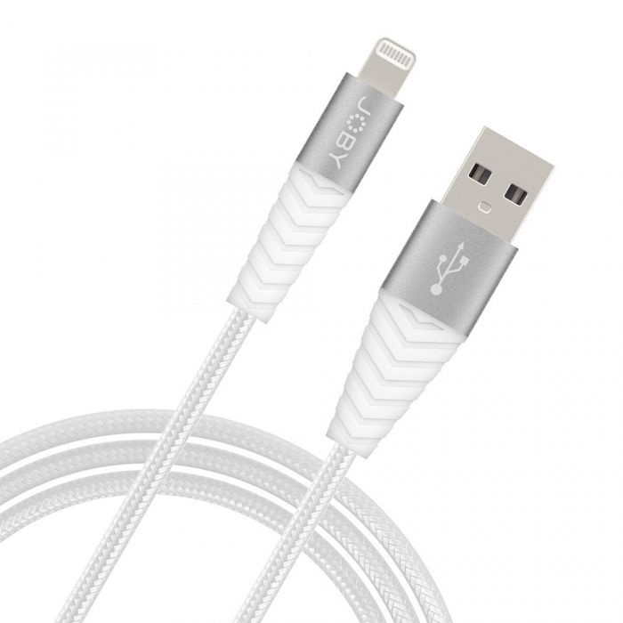 Joby Charge and Sync Lightning Cable White (1.2m)