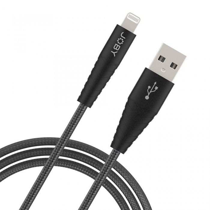 Joby Charge and Sync Lightning Cable Black (1.2m)