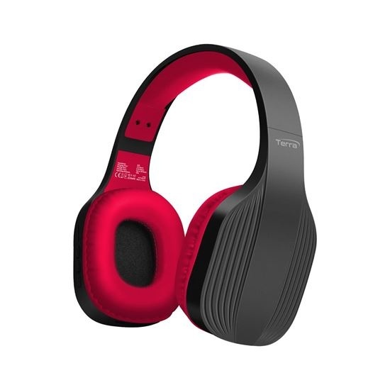 Promate Bluetooth Wireless Over-Ear Headphones (Red)
