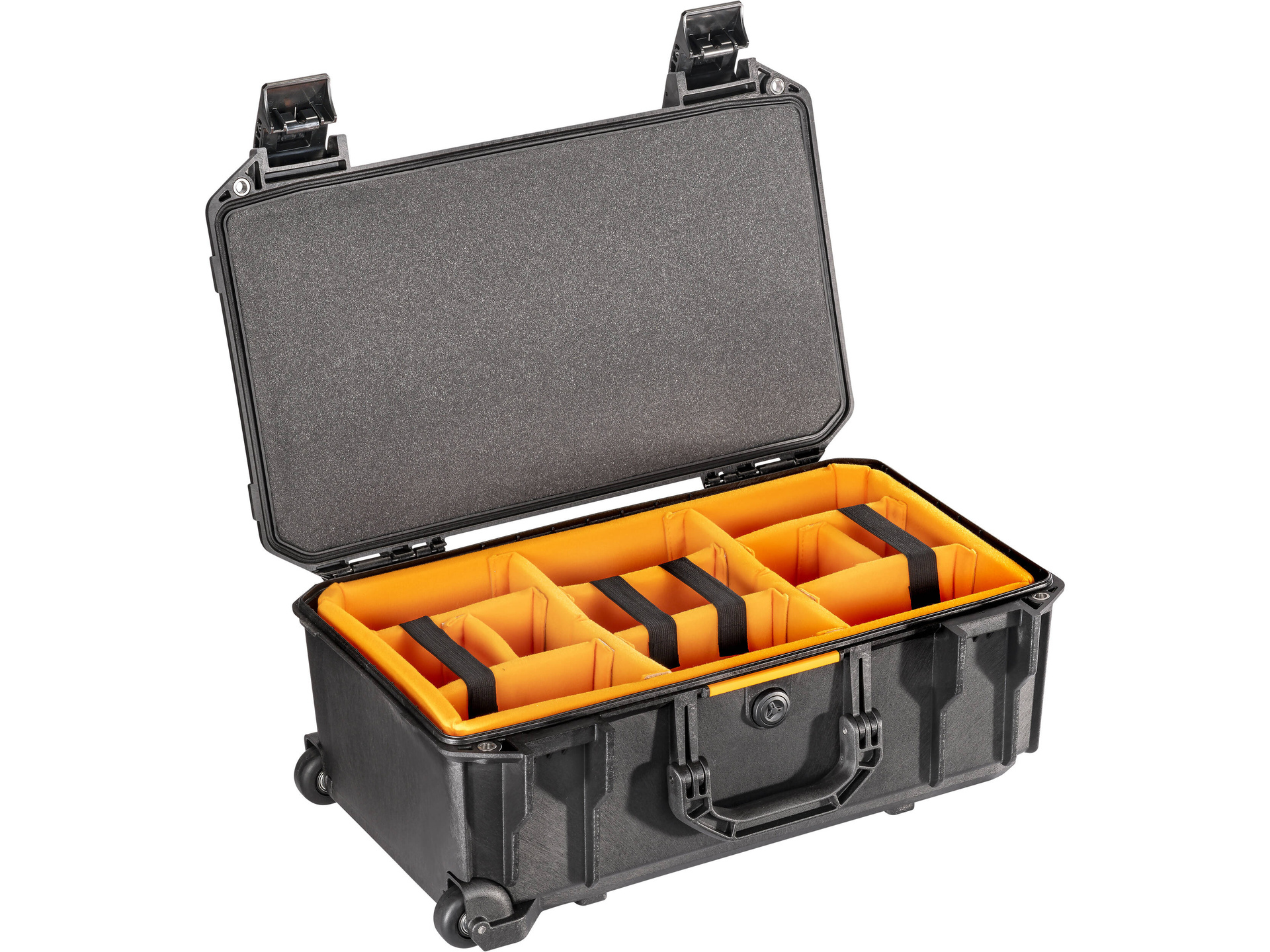 Pelican V525 Vault Rolling Hard Case with Padded Divider Insert (Black)