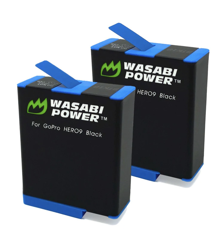 Wasabi Power GoPro Hero 9/10/11/12 Black Battery (2 Pack)