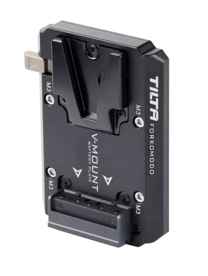 Tilta Battery Plate for Advanced Power Distribution Module (RED KOMODO V-Mount Type II, Black)
