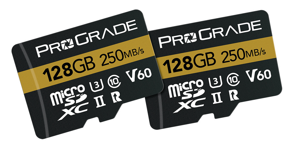 ProGrade Digital MicroSDXC UHS-II Memory Card with Adapter (2-Pack, 128GB)