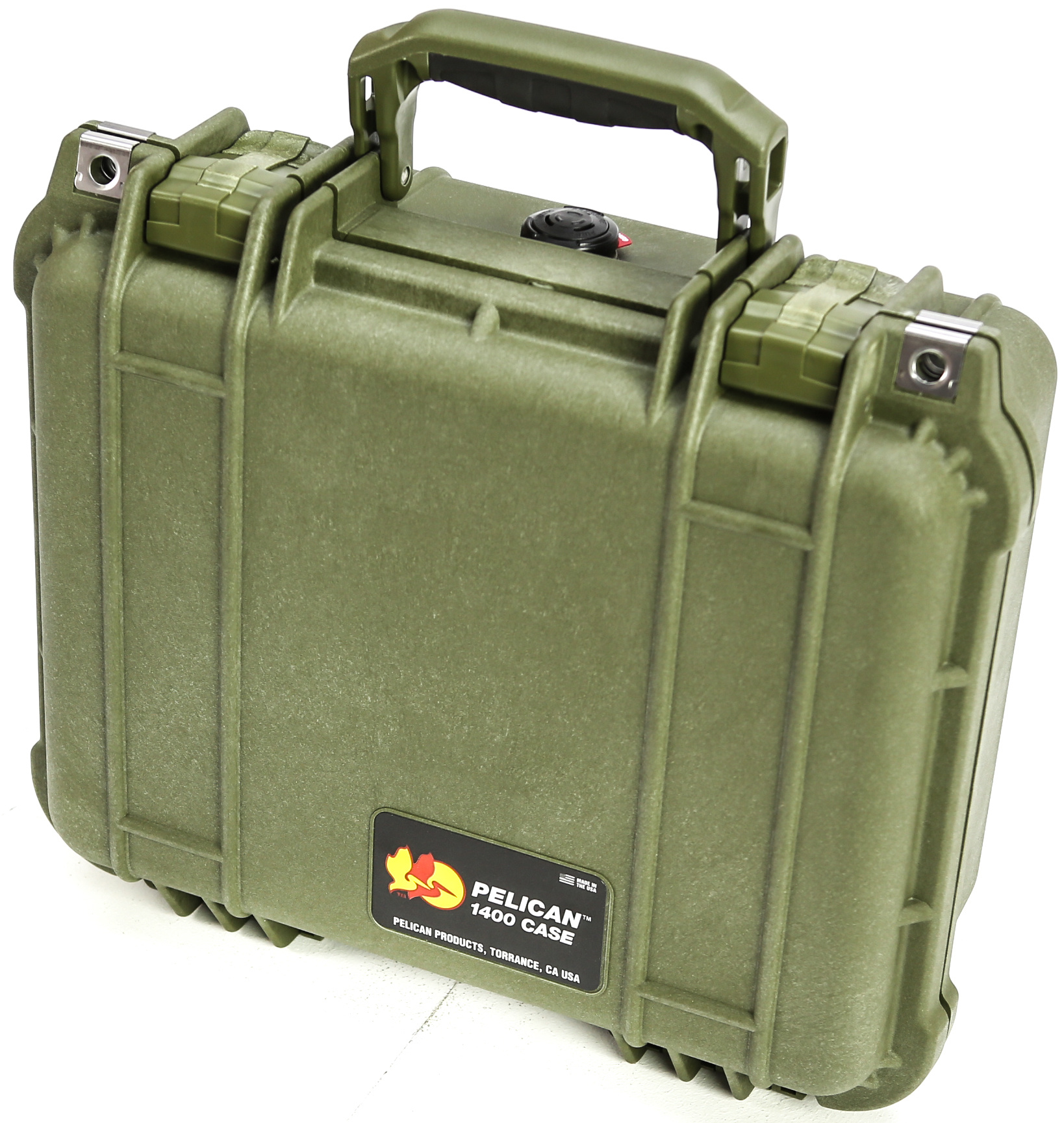 Pelican 1400NF Case without Foam (Olive Drab Green)