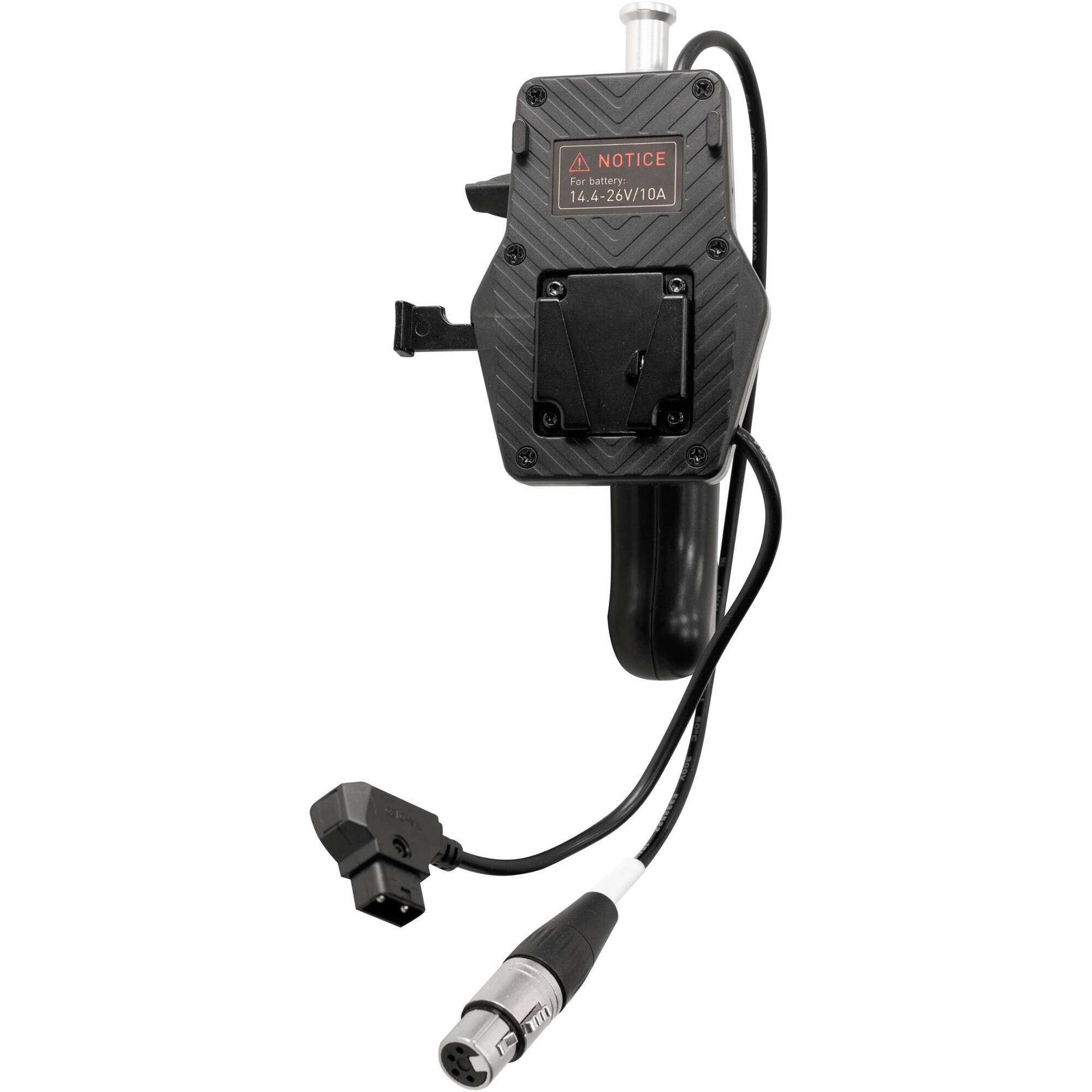 Nanlite V-Mount Battery Grip with 4-Pin XLR Connector for Forza 150
