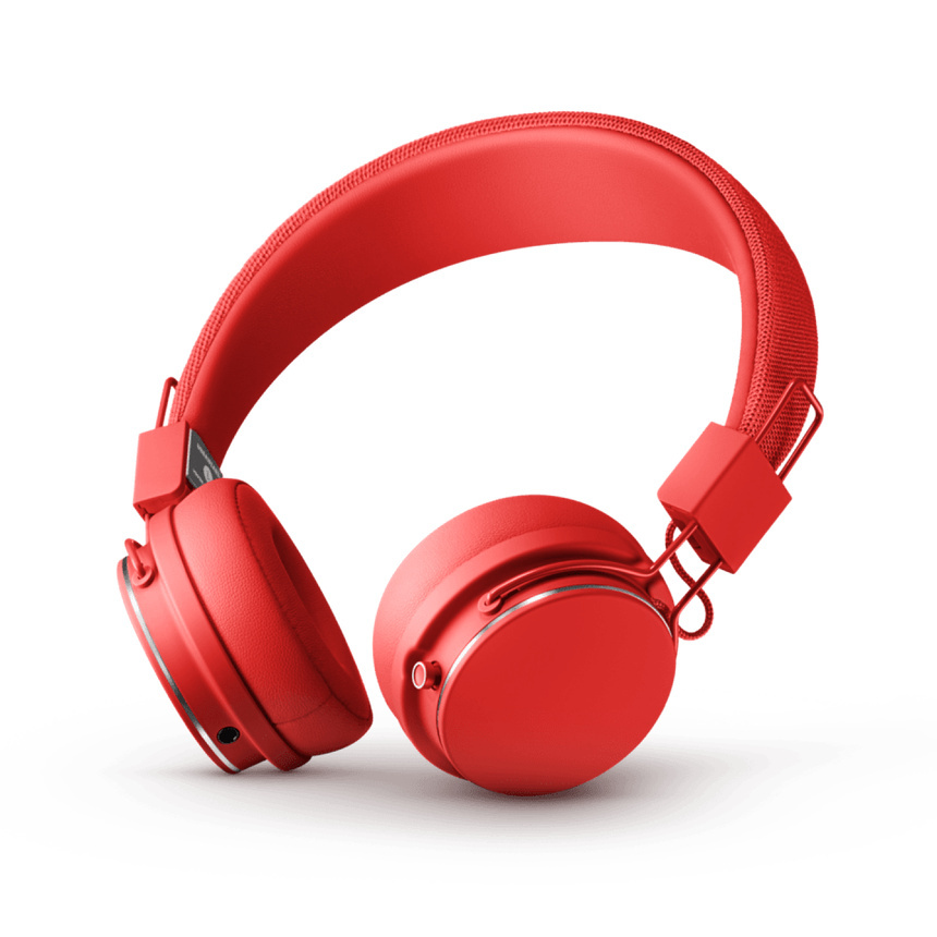 Urbanears Plattan II Bluetooth On-Ear Headphones (Tomato)