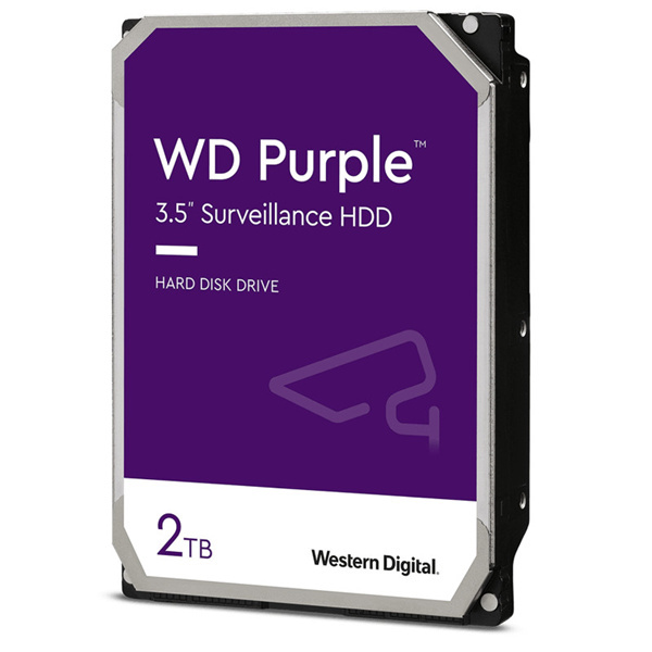 Western Digital Purple SATA 3.5" 5400rpm 256MB 2TB Surveillance HDD