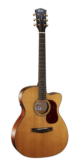 Cort Gold-OC6 Electro Acoustic Guitar with Soft-Side Bag (Natural)