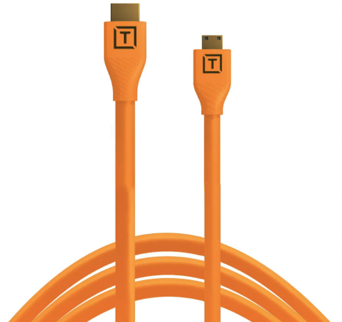 Tether Tools Tetherpro HDMI Mini 2.0 To HDMI 2.0 (4.6m, Orange)