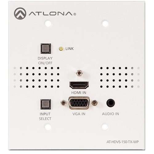 Atlona HDMI / VGA to HDBaseT Transmitter Wall Plate