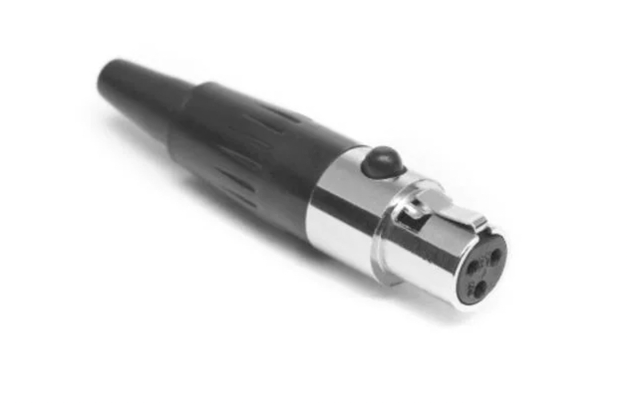 Amphenol G Series Mini XLR Cable Connector (Female, 4 Pin)