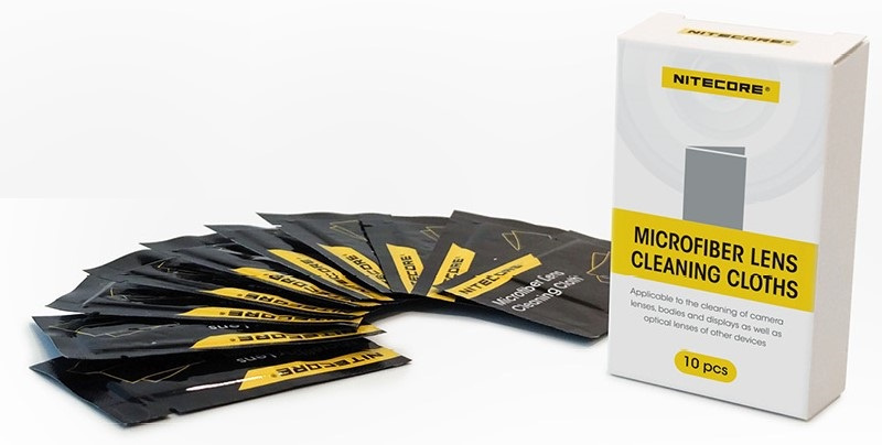 Nitecore Microfibre Lens Cleaning Cloths (10pcs)