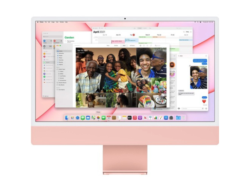 Apple 24" iMac (M1 8 Core, Pink, 256GB)
