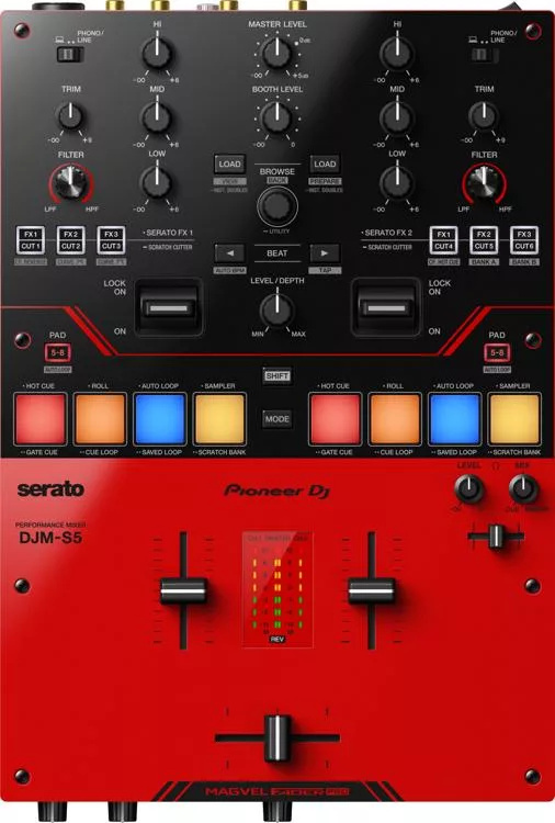 Pioneer DJMS5 2-Channel Mixer For Serato DJ Pro