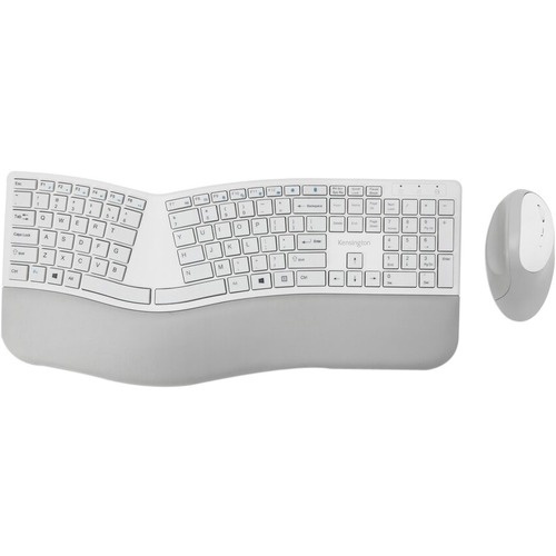 Kensington Pro Fit Ergo Wireless Keyboard and Mouse (Grey)